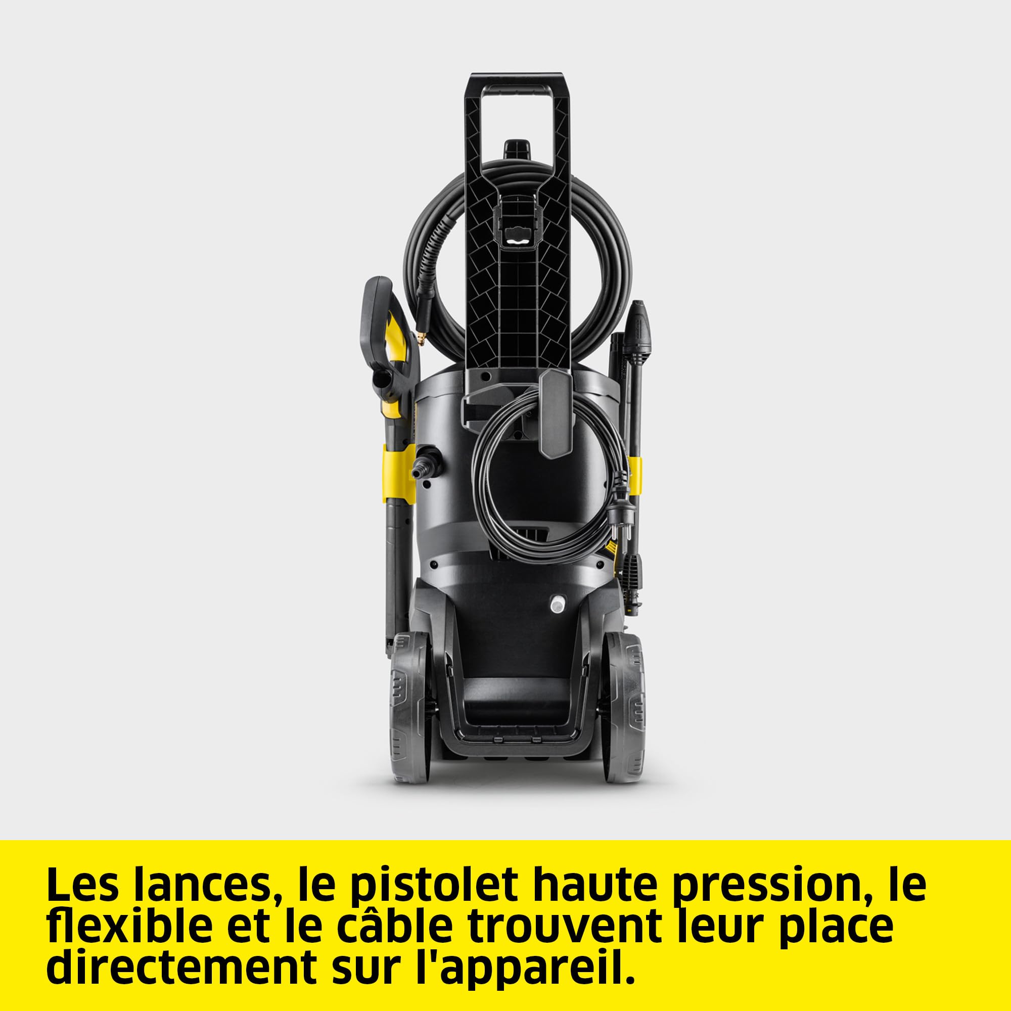 Kärcher Nettoyeur Haute Pression K 7 WCM FJ, Pression Max. 180 Bar, Débit : 600 l/h, Surface : 60 m²/h, Poids : 17.1 kg, Pistolet HP, Lance Vario Power, Rotabuse, Buse à Mousse