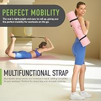 Saltea de Yoga Tylmex 183x61cm TPE Antiderapantă pentru Fitness și Pilates 4