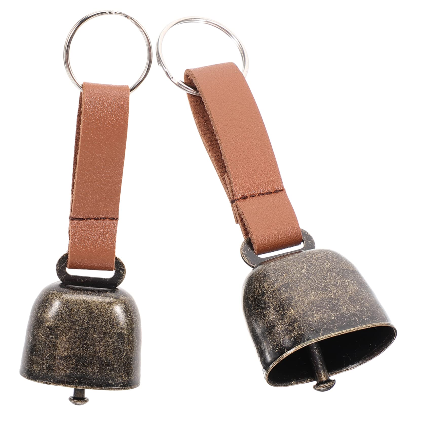 COOLHIYACOOLHIYA 2pcs Bear Repelling Bell Brass Bells Outdoor Gear Hiking Gear Noise Makers Bells Metal Bells Brass Bear Bells Metal Camping Bell Bear Bells for Camping Pet Bicycle Bell Travel