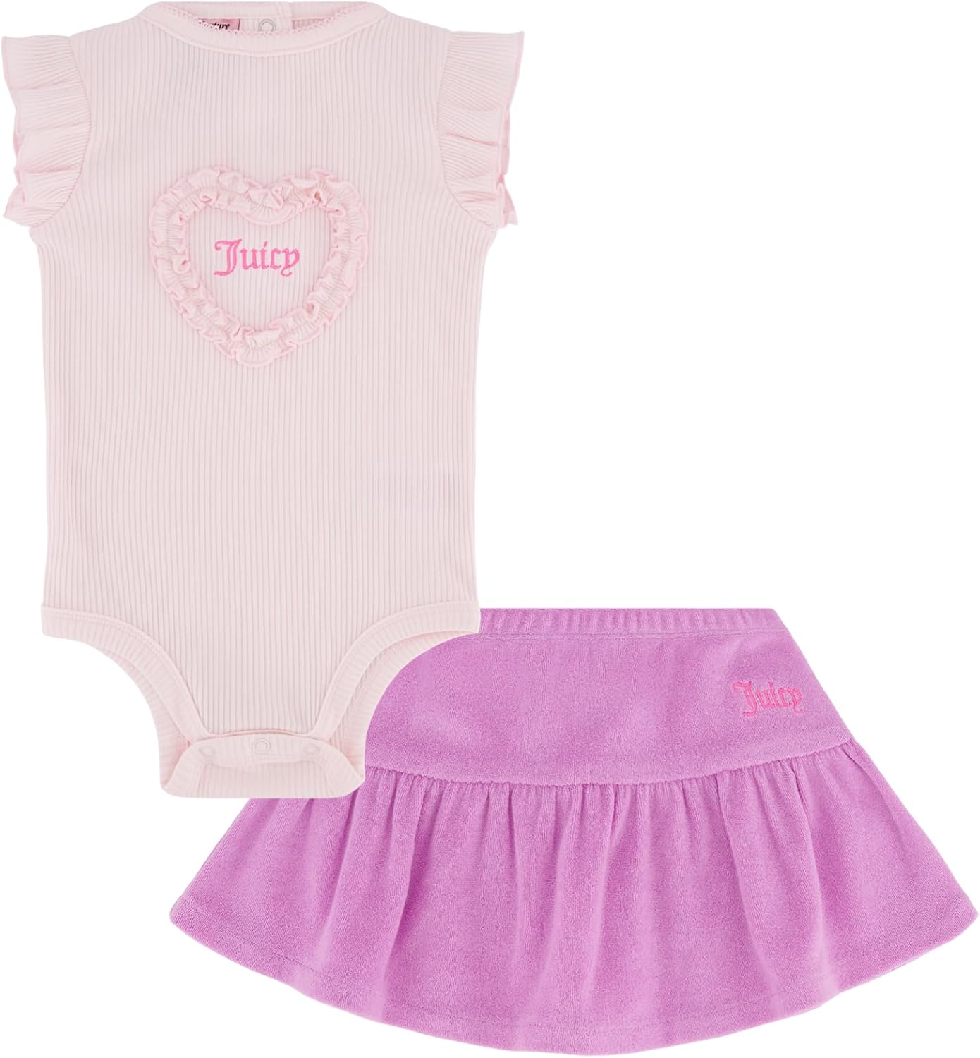 Juicy Couture girls 2pc Skirt Set