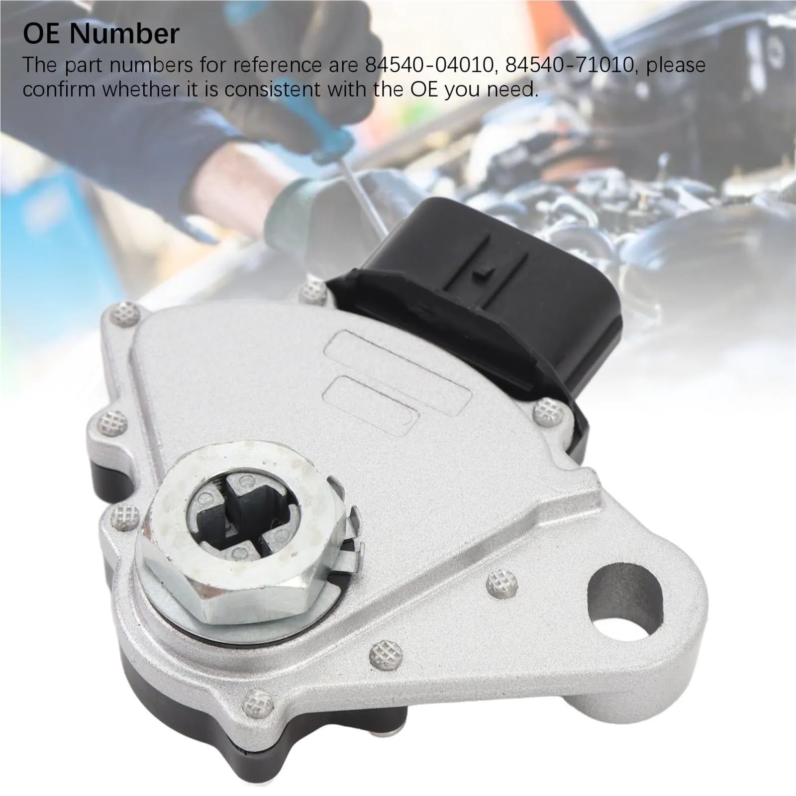 Interruptor de seguridad neutral 8454071010, construcción resistente al desgaste, repuesto apto Compatible con Tacoma FJ Cruiser Interruptor de seguridad neutral