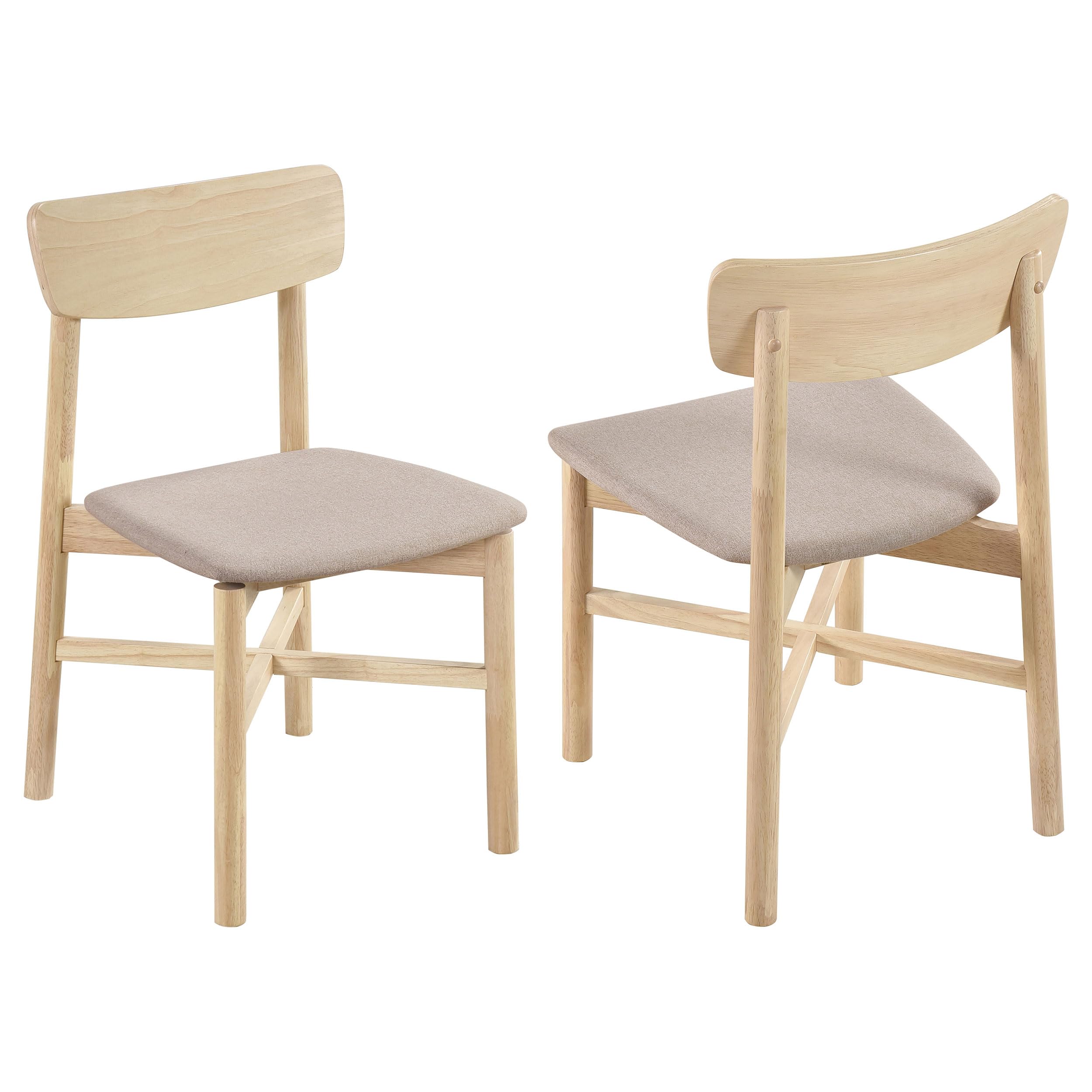 Coaster Home Furnishings Parkridge Dining Side Chair White Washed (Set of 2)