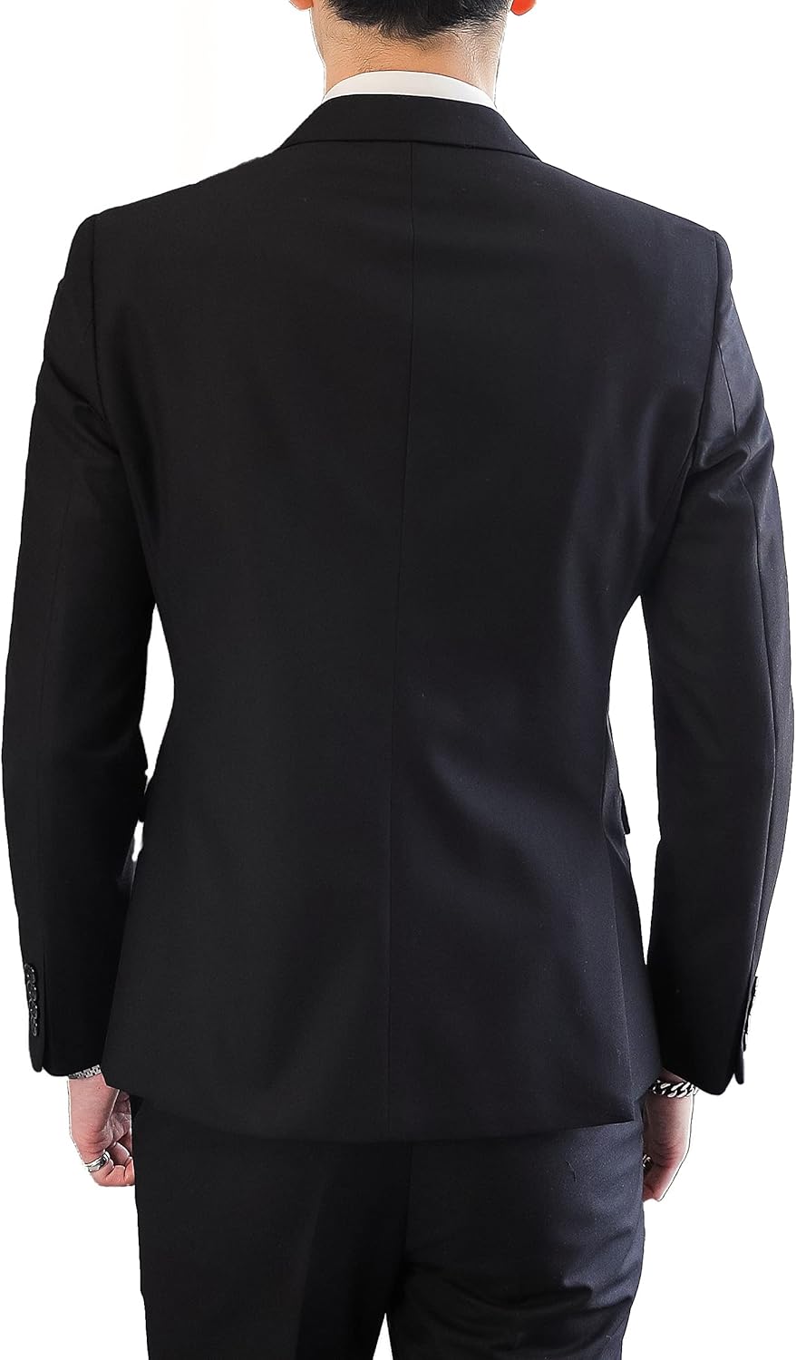 UNINUKOO Mens Suit Jacket Double Breasted Blazer Men Slim Fit Casual Prom Wedding Daily Tux Suit Coats Blazer - Image 3