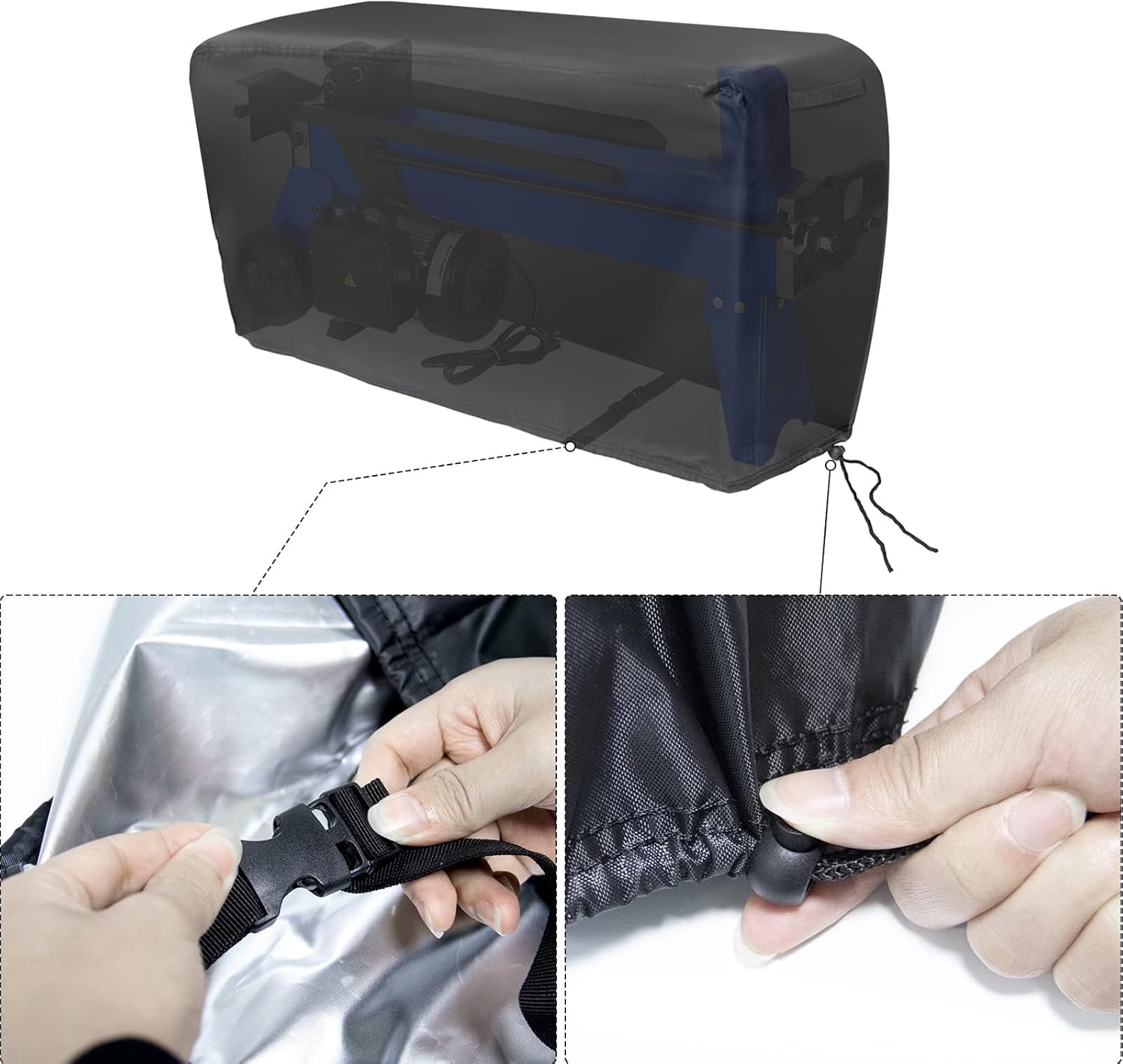 Firewood Splitter Protective Cover for 5-9 Ton Firewood Machine All Weathers Electric Wood Cover