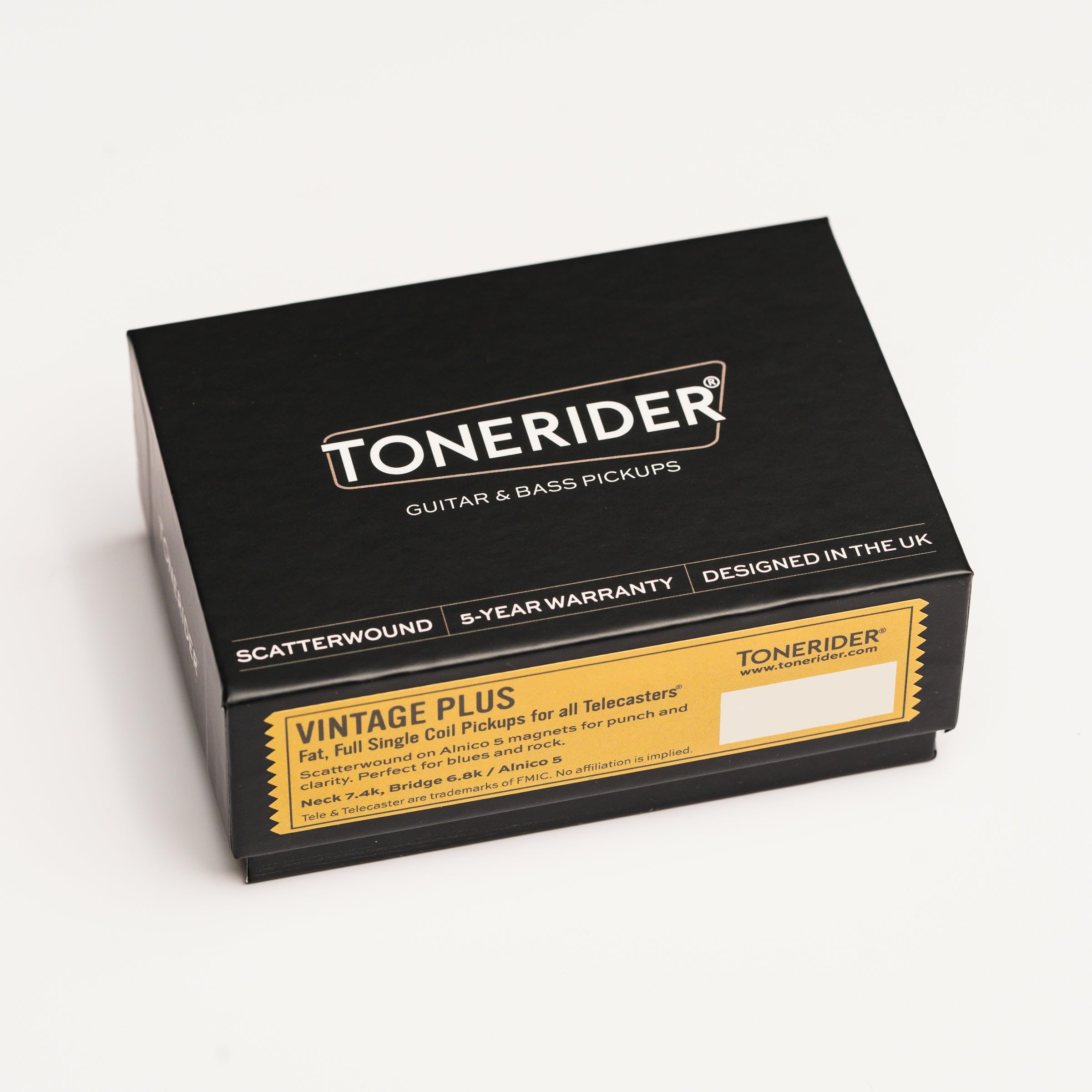Tonerider TRT1 Vintage Plus Telecaster Hals Tonabnehmer Set, Nickel