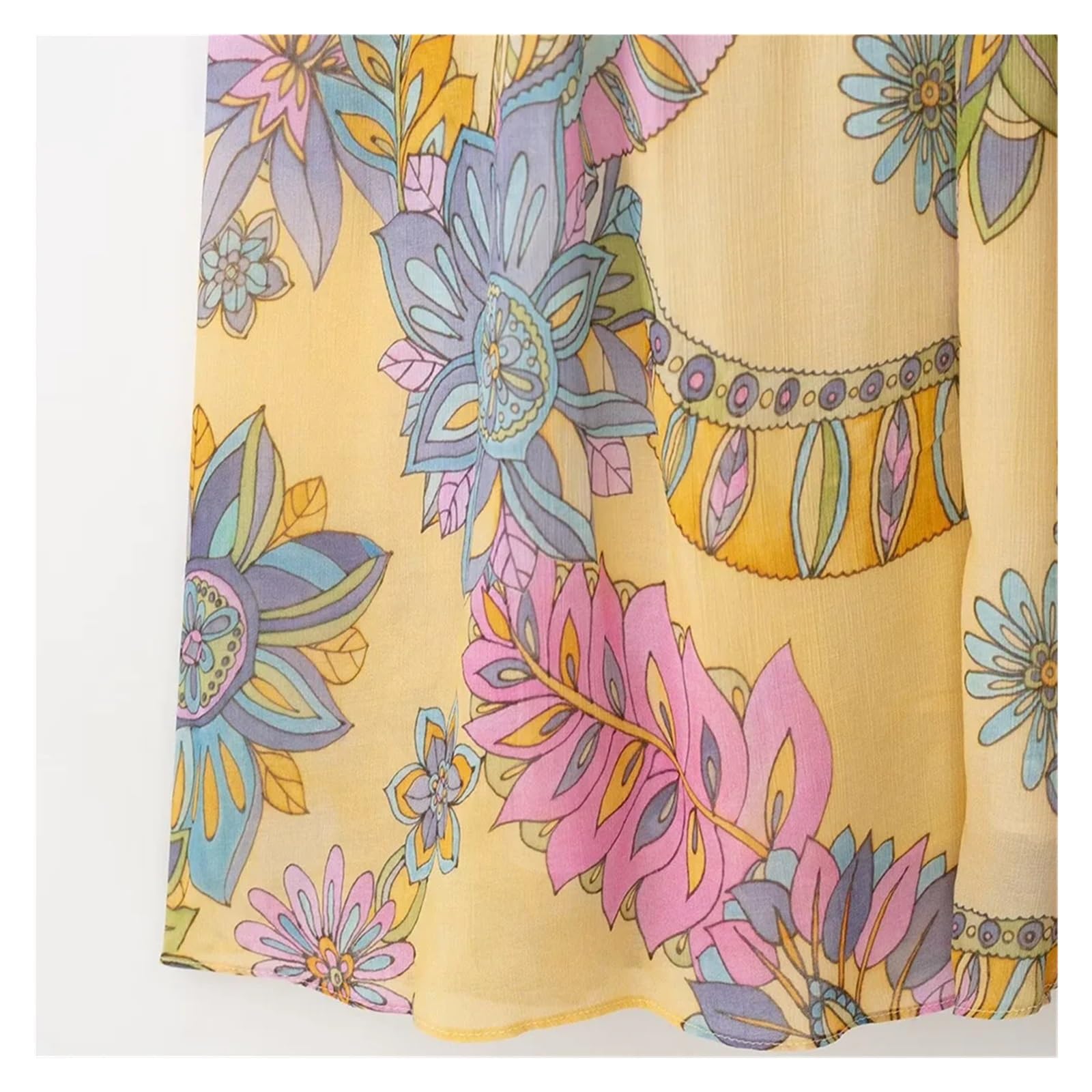 Fond De Robe Femme Robe d'été tendance for femme, dos nu, bretelles, imprimé, tempérament