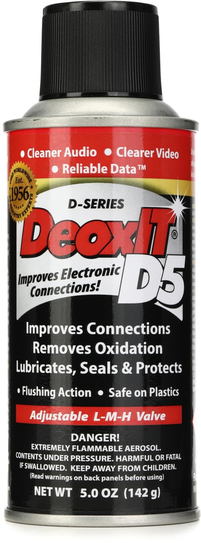 CAIG DeoxIT D5S-6 Contact Cleaner Spray