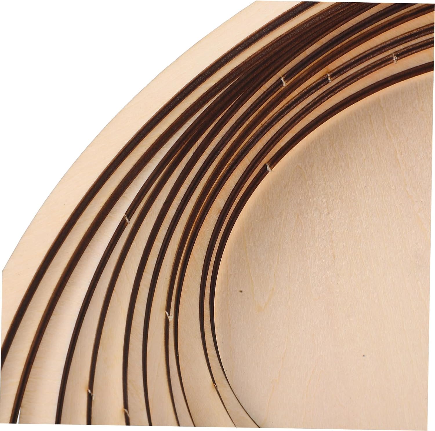 Round Pottery Tools Concentric Geometric Figure Rail Set 13.77In Clay Cutting Ceramic Modeling DIY Mud Plate Forming Craft Tool