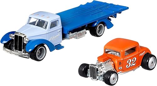 Hot Wheels Modelos de transporte de equipos y coches componentes