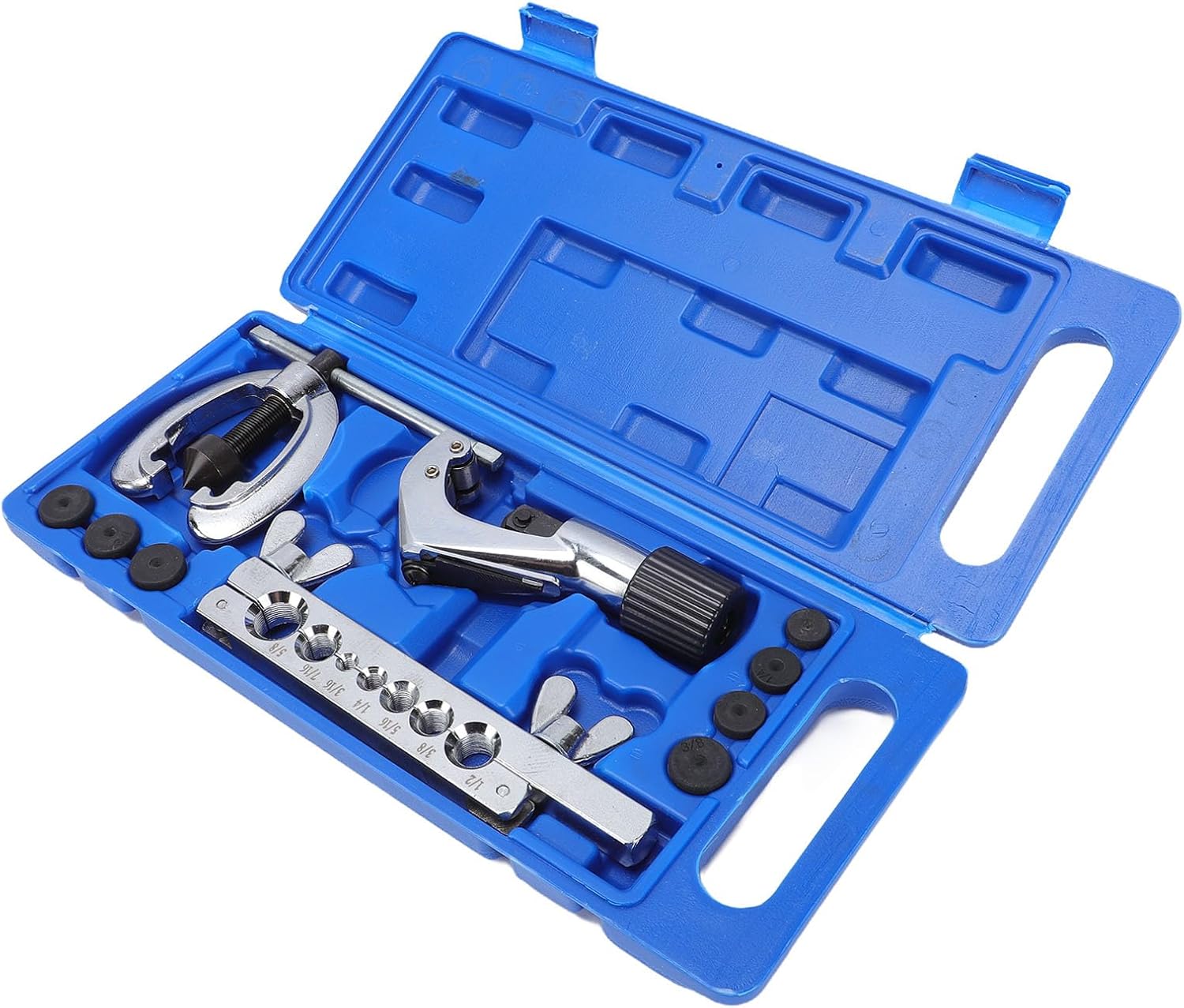 RiToEasysports Brake Line Repair Kit, Metal Flaring Tool with Reamer Cutter, Perfect for Copper and Aluminum Pipe Installation and Repair Tasks (89153) (89153)