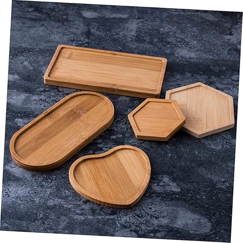 Miniatura 8 de CORHAD 4 piezas de corazón para bandeja de servir plato inferior taza posavasos corazón hecho a mano barra de arte, oficina, aperitivo decorado a