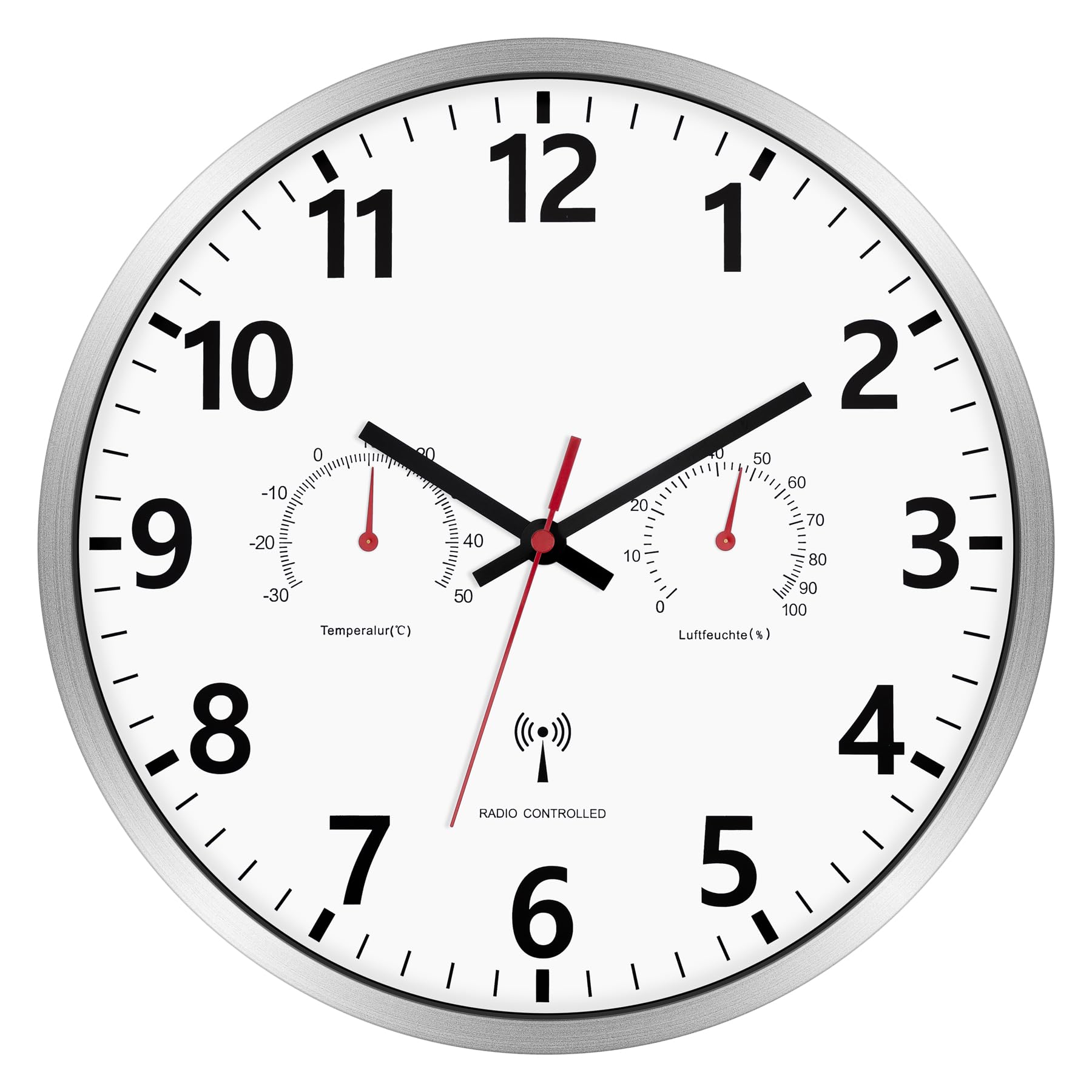 Foxtop Funk Wanduhr Digital & Analog