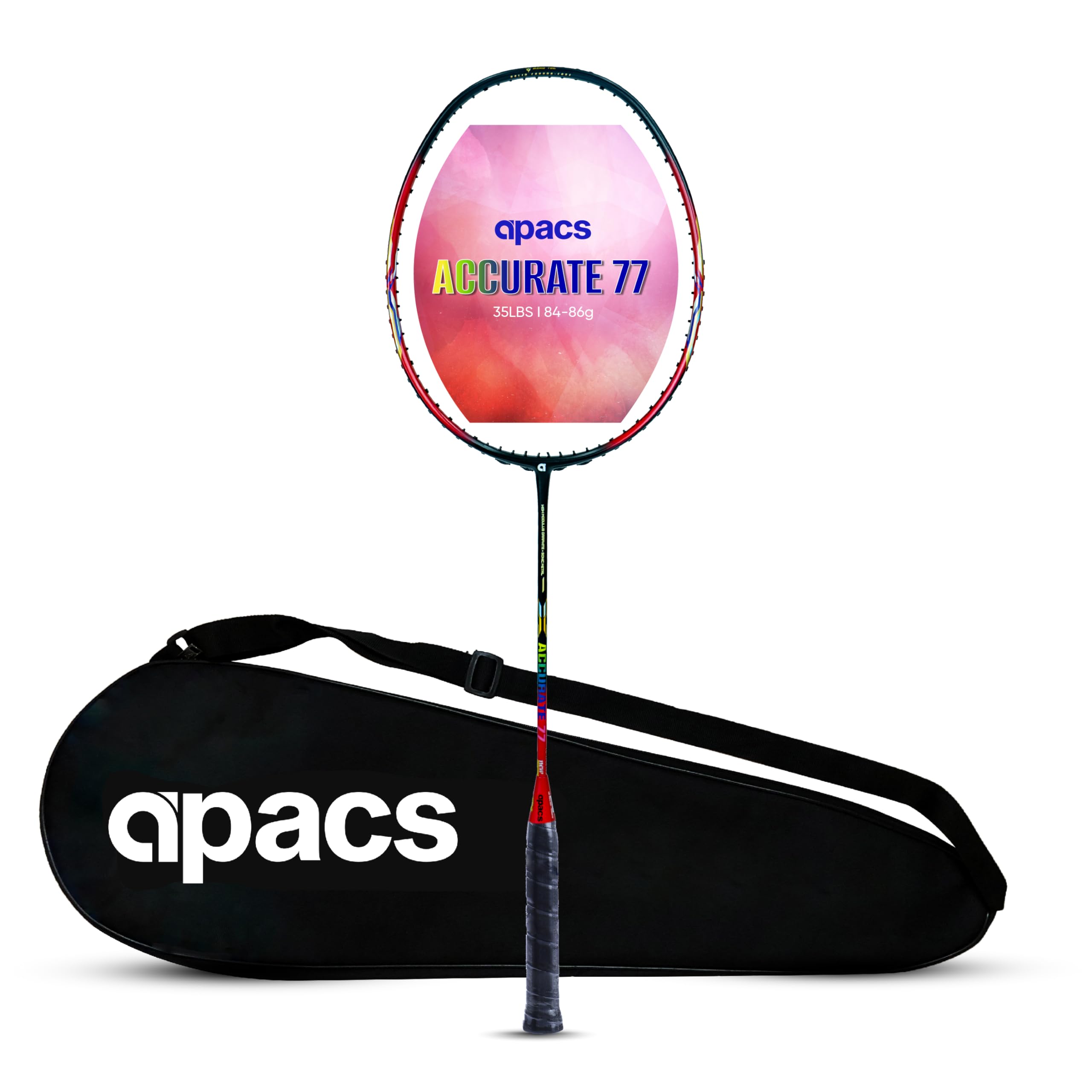 Buy Apacs Accurate 77 (Unstrung, 6.8mm Extra Slim Shaft) 35 LBS