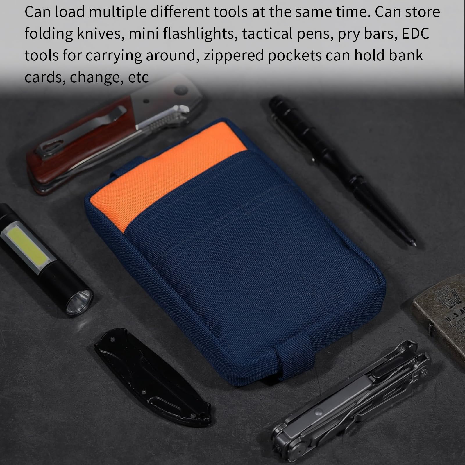 XNIVUIS EDC Werkzeugtasche 2er Set - Kleine Nylon Organizer Für Outdoor