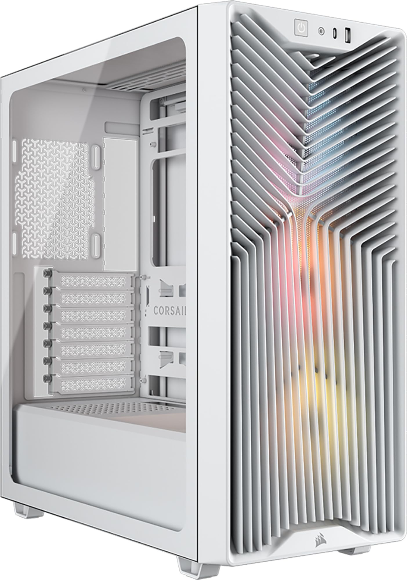 Amazon | CORSAIR 3200D RS ARGB ミドルタワー PC ケース – RS120 ARGB