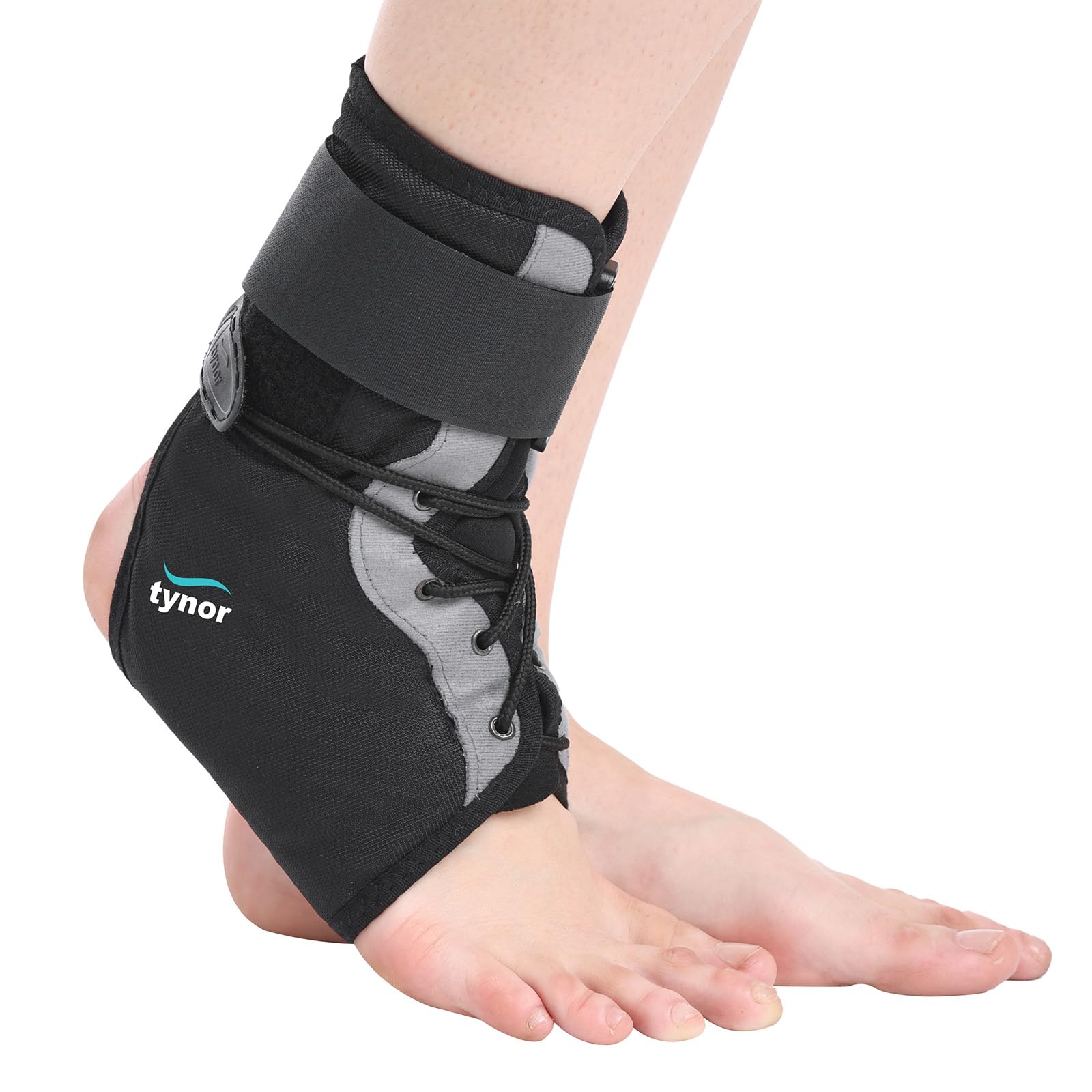 TYNOR Ankle Brace, Black, XL, 1 Unit