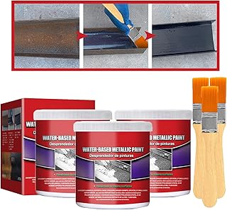 Fractionk Water-Based Metal Rust Remover, Rust Remover for Metal, Anti Rust Paint for Metal, Car Chassis Rust Converter Water-Based Metal Rust Remover (3 Set 100ml)