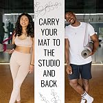 TECEUM Premium Yoga Mat Strap - Soft & Thick Cotton Carrier for All Mats | Adjustable Non-Slip Skin-Friendly Mat Holder Sling. Mat Not Included
