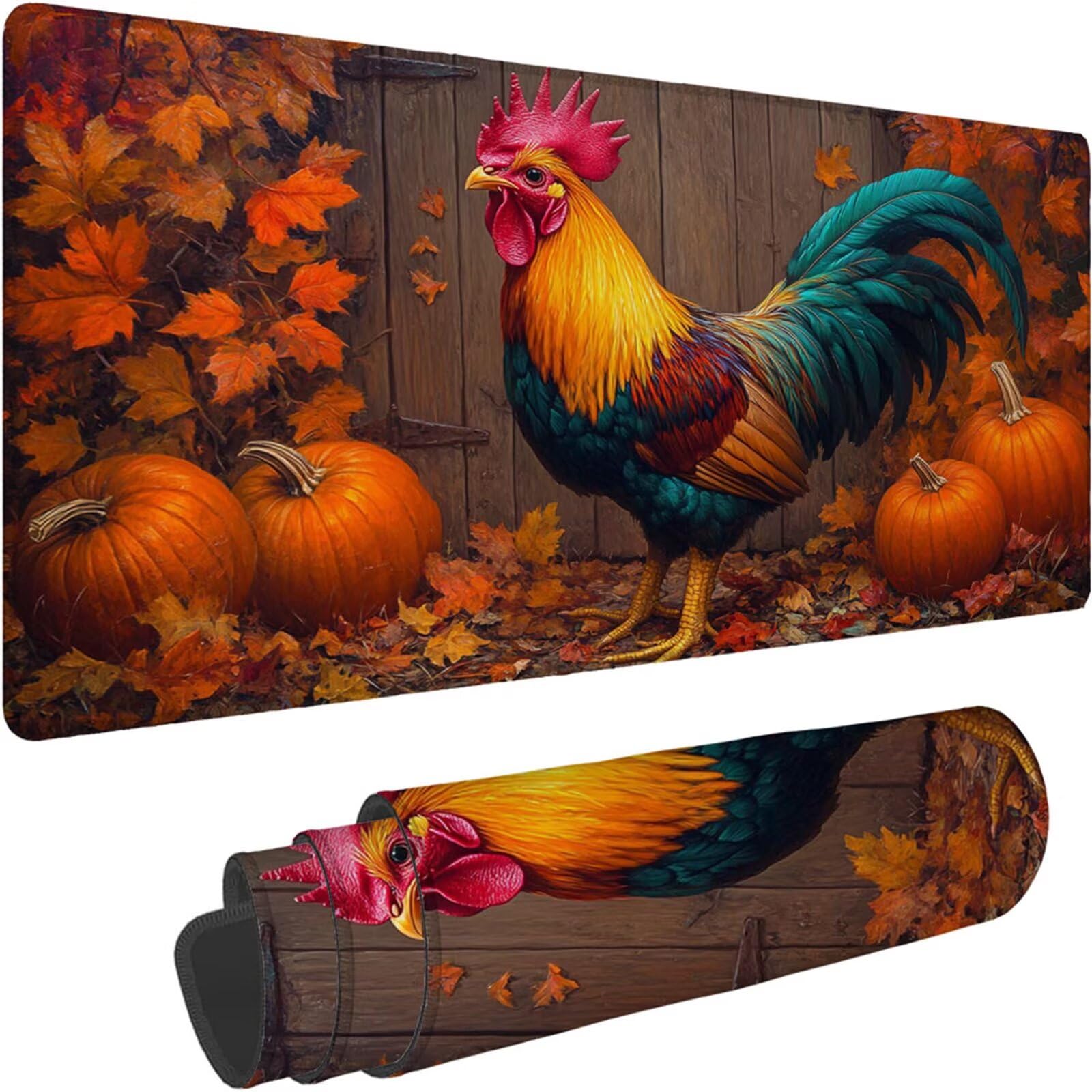 Gamingowa podkładka pod mysz 1200 x 600 x 3 mm, XXL, wodoszczelna, odporna na ścieranie, z przyszytymi krawędziami, podkładka na biurko, poprawia prędkość i precyzję, do laptopa, komputera, wzór