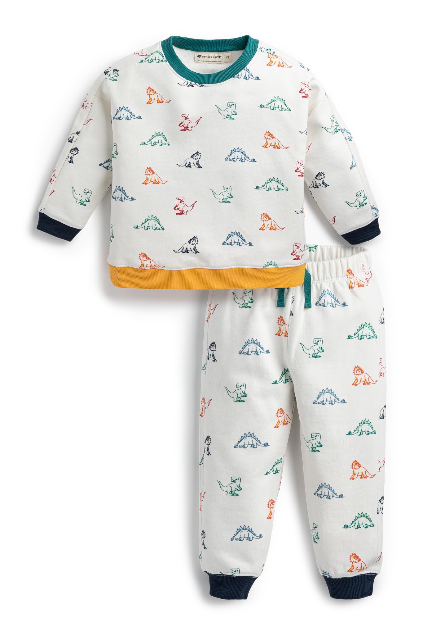 monica + andy unisex-child Organic Sporty Sweatsuit