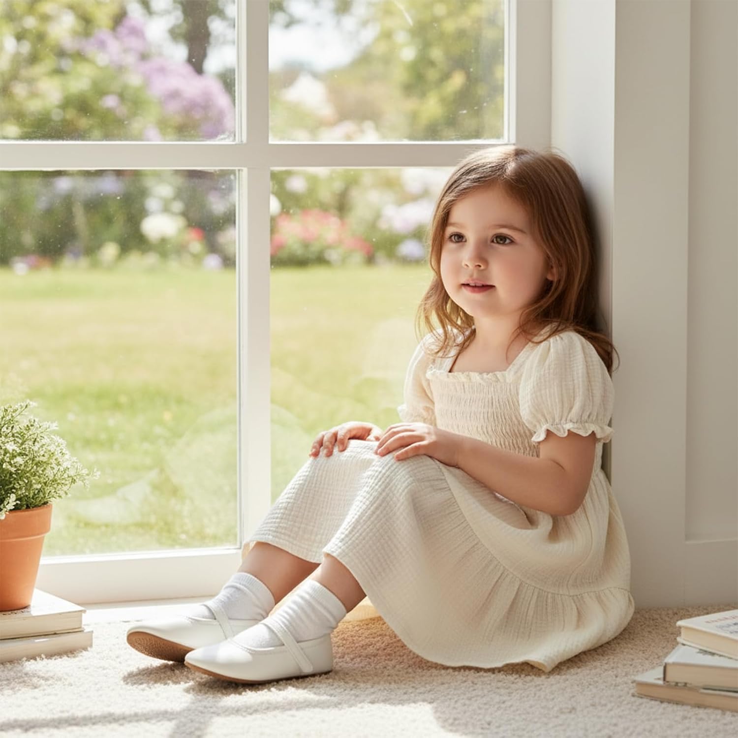 Toddler Dress Baby Girl Summer Clothes Puff Sleeve Smocked Boho Princess Dresses Casual Infant Sundress Holiday - Image 3