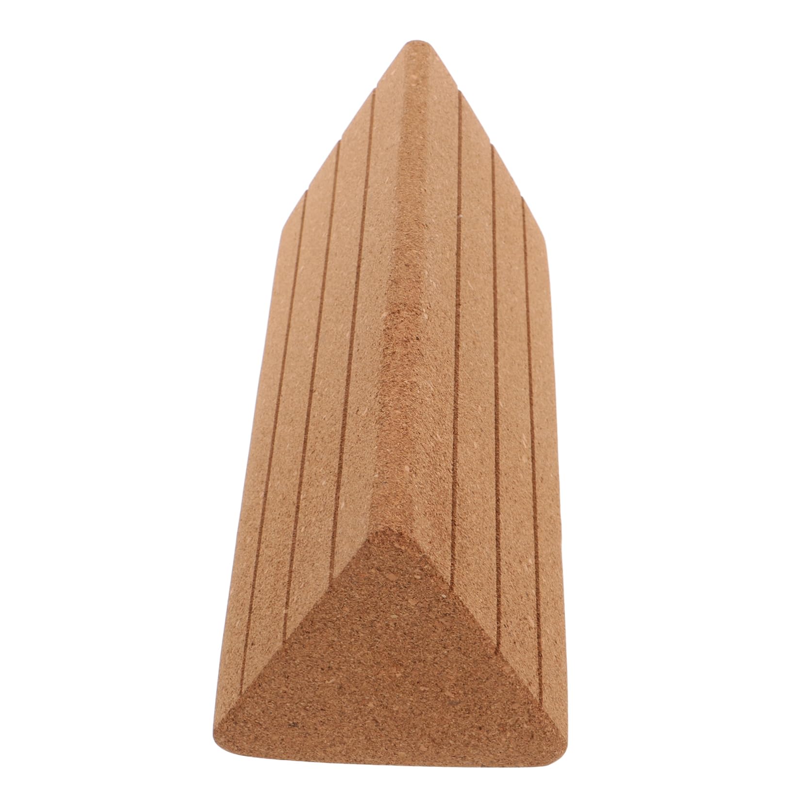 ibasenice Triangle Cork Yoga Blocks High Density Foam Yoga Bricks for Beginners Slip Resistant Design for Pilates Meditation and Friendly Dance Practice Durable