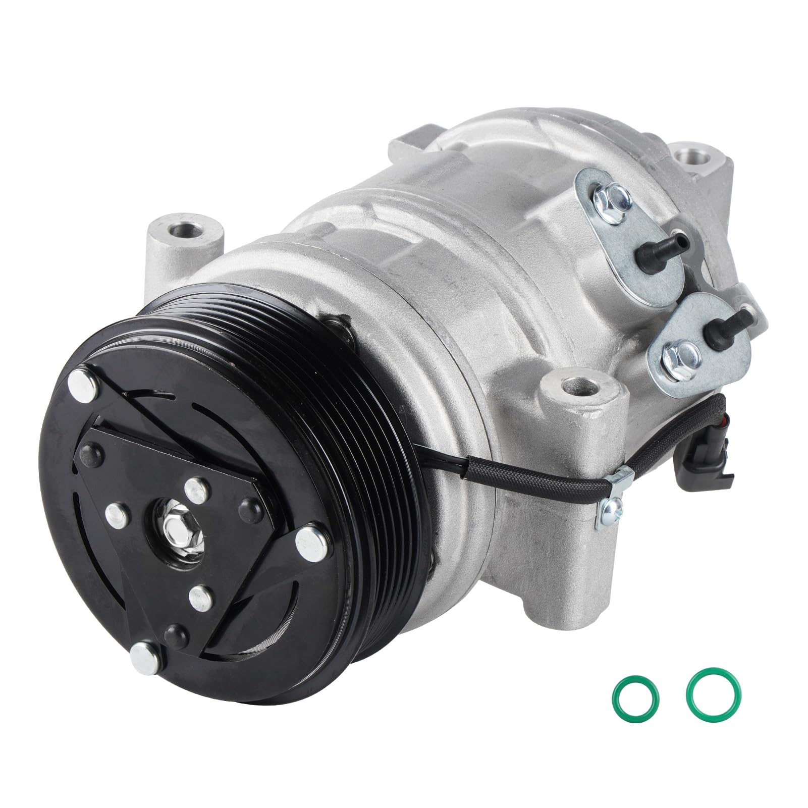 Air Conditioner A/C Compressor with Clutch Fits for Ford Edge 3.5L 2007-2010, for Lincoln MKX 3.5L 2007-2010, Replaces 158314