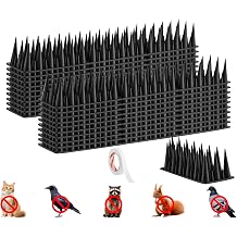 Bird Spikes, 20 Pack Pigeon for Small Birds Raccoon Cats Defender for Outside to Keep Squirrel Away for Railing and Roof