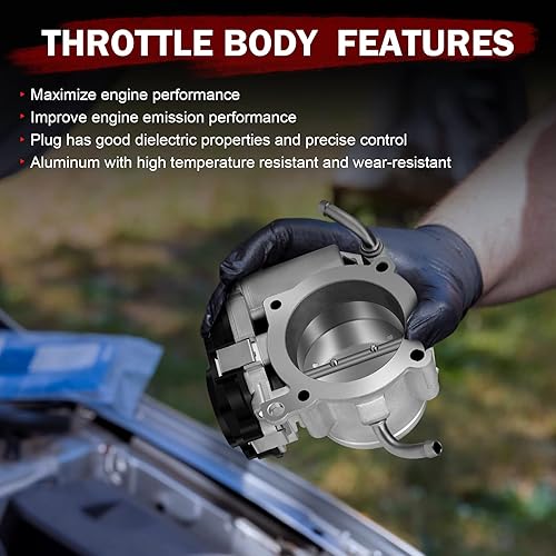 Miniatura 6 de Cuerpo del acelerador compatible para Nissan para X-Trail 4door 2.5L XE 2005-2006 para Nissan para X-Trail 4door 2.5L SE 2005-2006 Reemplazo óptimo