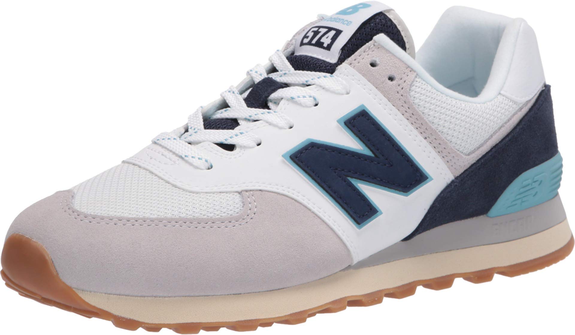 New Balance Men's 574 V2 Core Sneaker, Rain Cloud/Pigment, 7 M