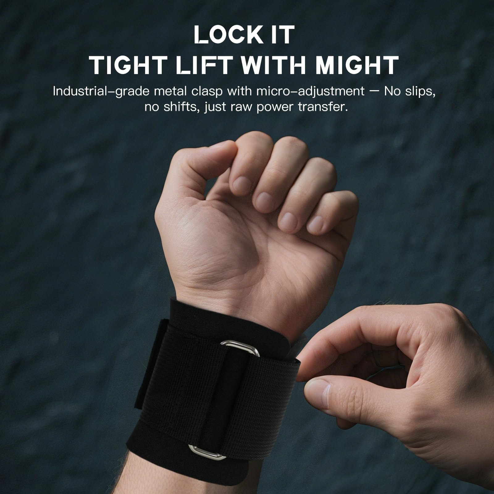 RitFit Lifting Straps + Wrist Protector For Weightlifting, CrossFit, Bodybuilding, MMA, Powerlifting, Strength Training - With Neoprene Padding ~ Men & Women - One Size Fits All