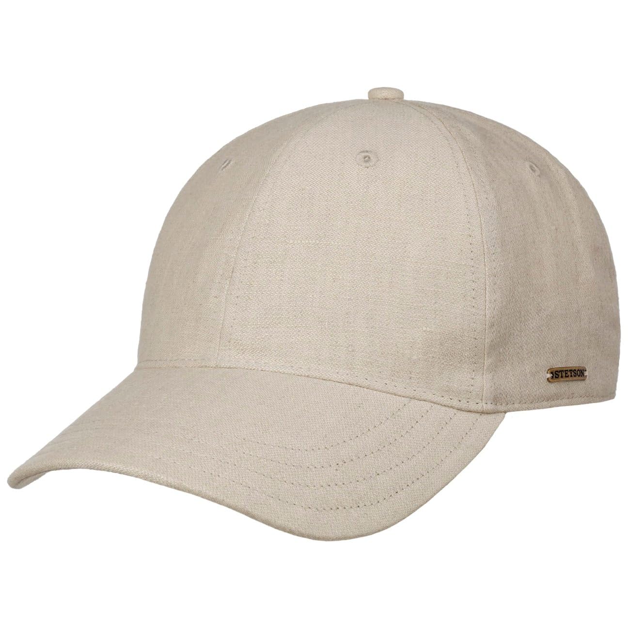 Stetson Casquette Baseball Unicolore Protection UV Fabrique en Italie Homme Printemps Ete