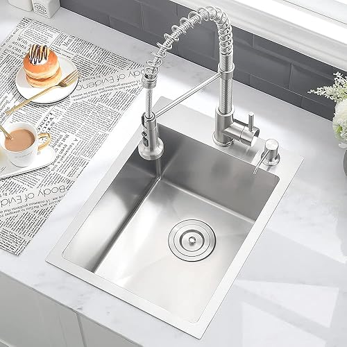 Miniatura 11 de Fregadero de cocina negro de 33 pulgadas con grifo - Fregadero de cocina negro de 33 x 22 pulgadas, fregadero de cocina y grifo de 10 pulgadas