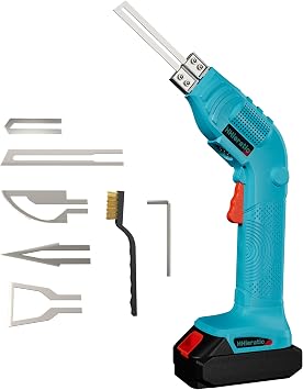Cordless Hot Knife with Battery,Electric Styrofoam Cutter Kit with Temperature Control Max 932F500C,150W Hot Knife with 5 Blades for Cutting Belt,Webbing,Fiber,Cloth,Rope,Rubber