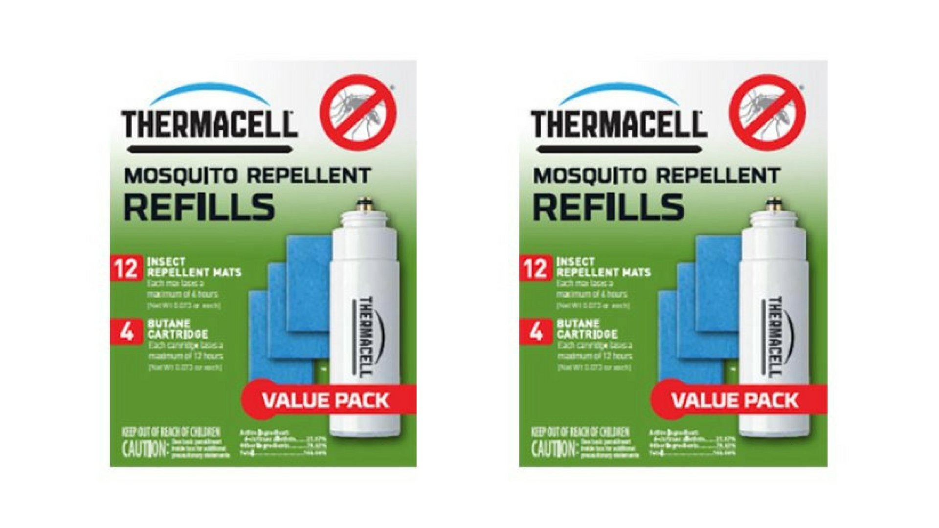 Thermacell Compatible Mosquito Repellent Refill Value Pack Set of 2, Bundle