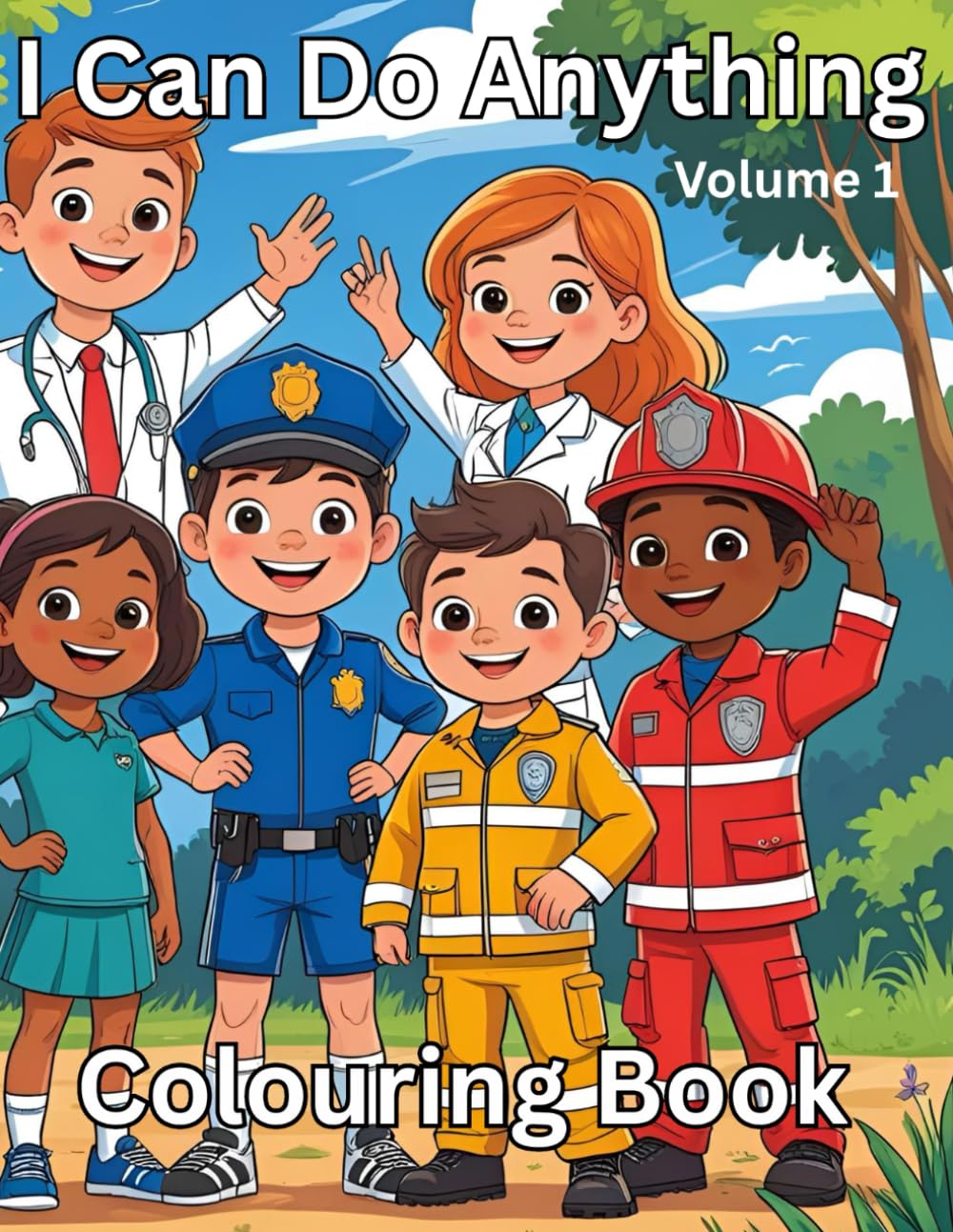 I Can Do Anything Colouring Book: Career inspirations for children
