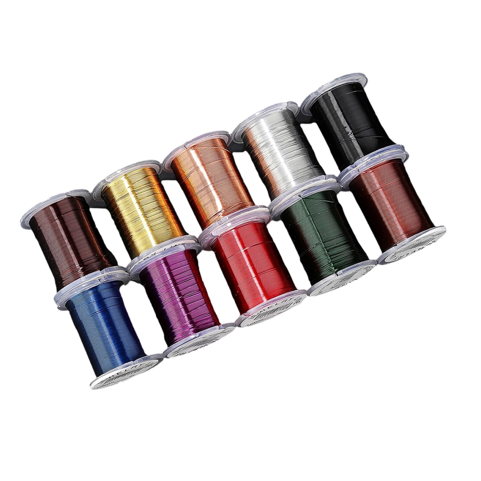 10 Colored Stretchable Beading Thread Skin Friendly Jewelry Cord for Necklaces Bracelets and Artistics Craft Jewelry Making Cord