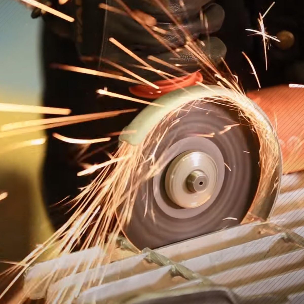 KSEIBI 645110 Grinding Wheels 10-Pack, Aluminum Oxide Discs for Metal & Stainless Steel, 9" x 1/8" x 7/8", Aggressive Grinding for Angle Grinders, Depressed Center Design