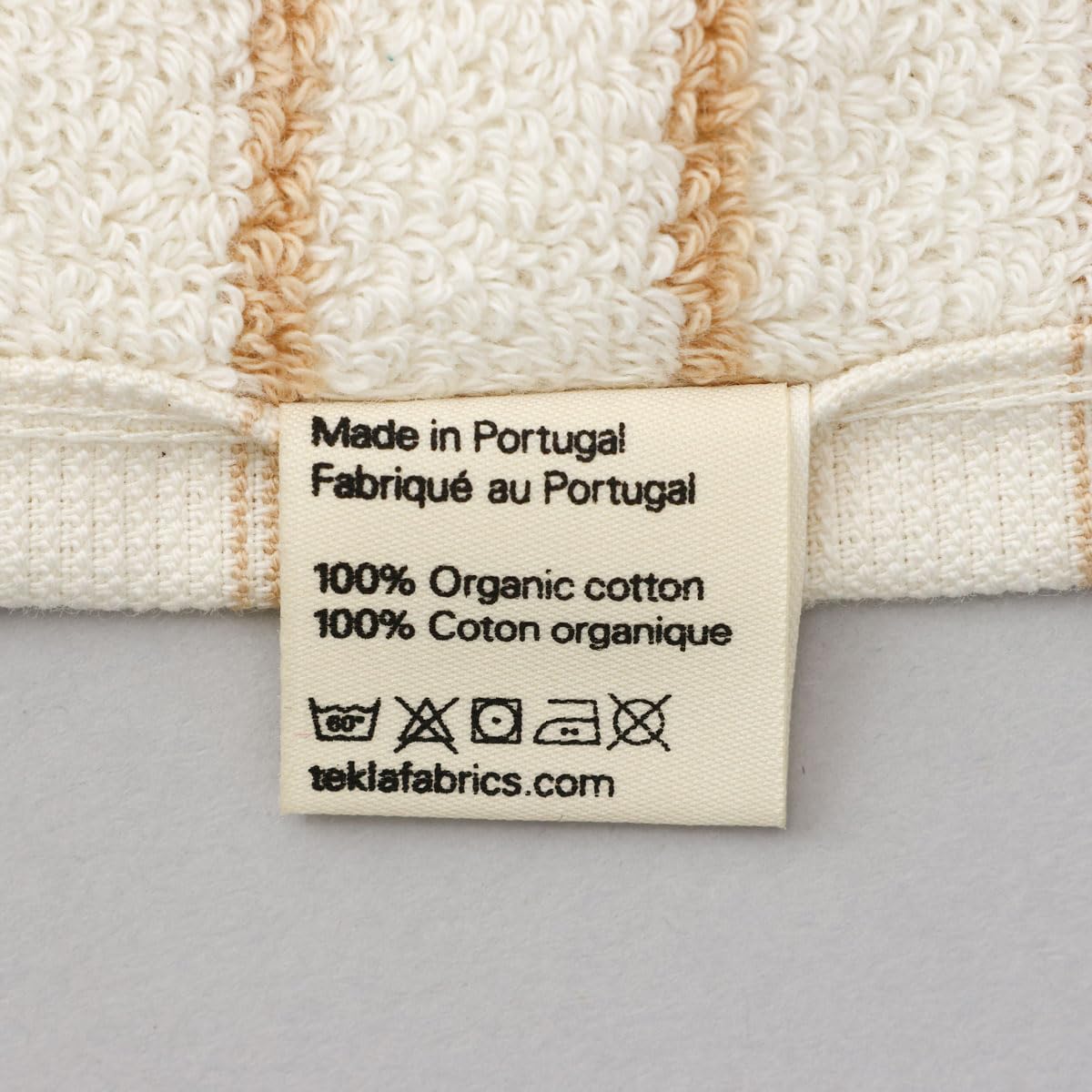 Amazon｜[テクラ]ハンドタオル 50×90cm HAND TOWEL ストライプ (SIENNA