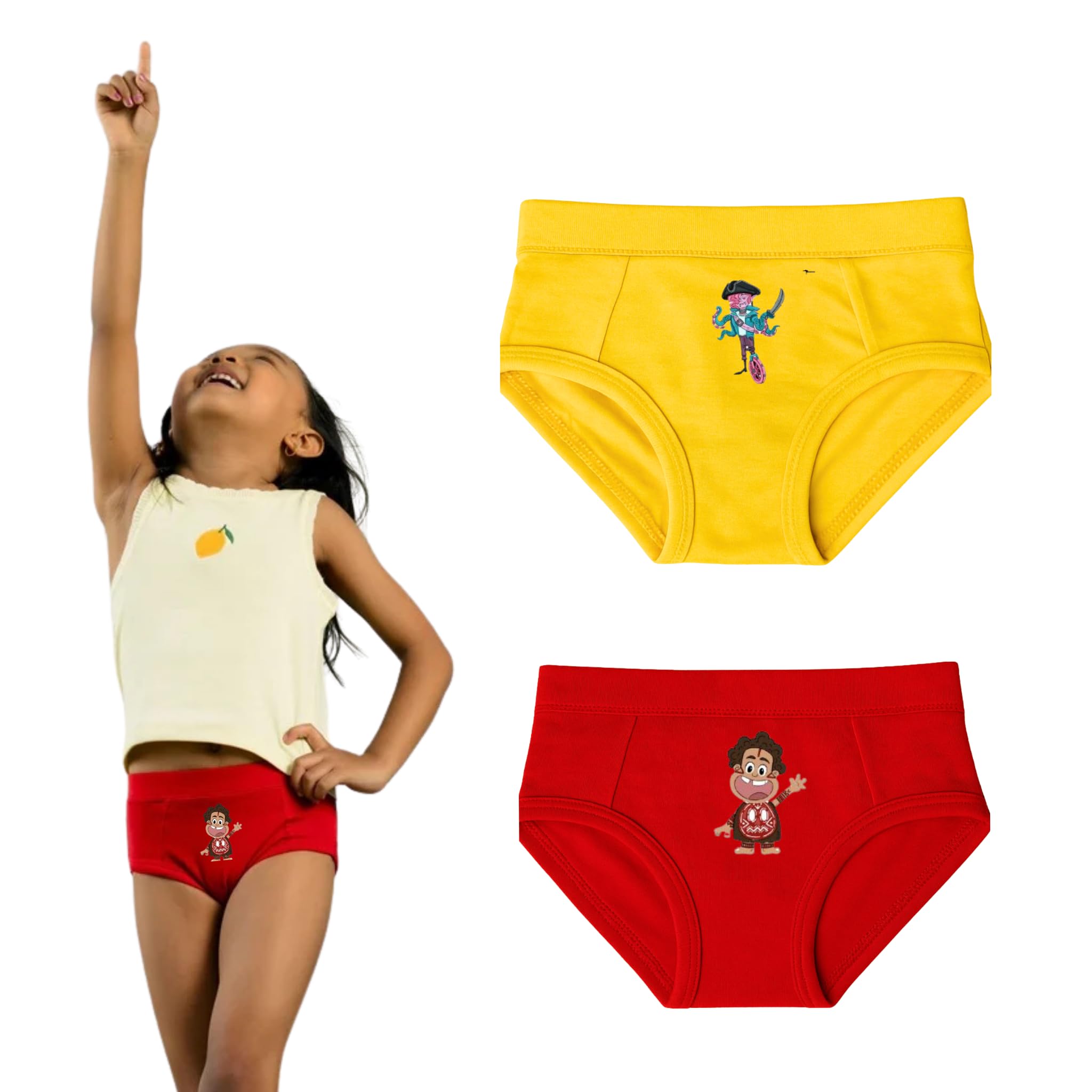 Supersoft Tencel™ Modal Underwear for Girls | Hipsters | Panties | Briefs Pack of 2-image-46