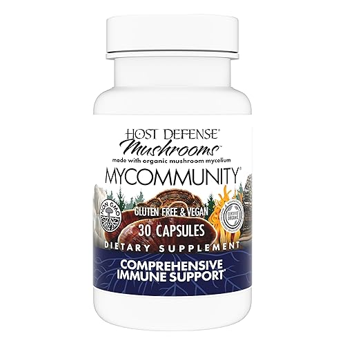 Host Defense MyCommunity Capsules - 17 Species Blend Mushroom Supplement