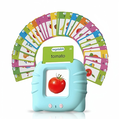 Leitor de Cartões Infantil URBANIUS com 112 Cartões (224 Palavras) — Brinquedo Educativo B... Leitor de Cartões Infantil URBANIUS com 112 Cartões (224 Palavras) — Brinquedo Educativo B...