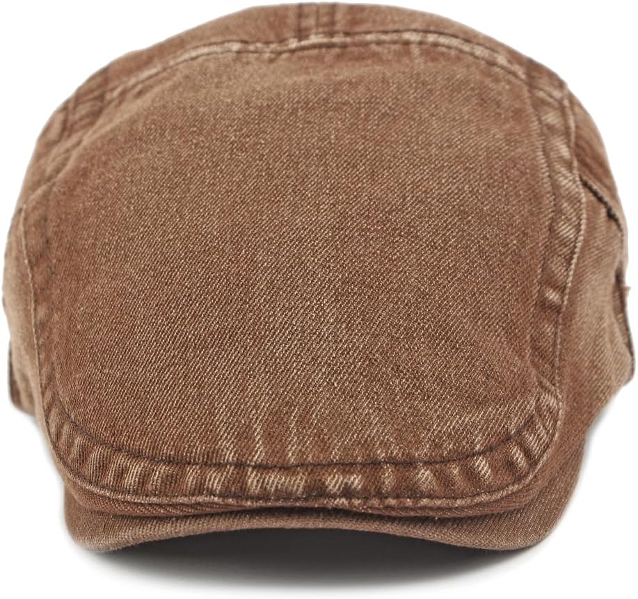 Cotton Newsboy Cap,Breathable Ivy Gatsby Cabbie Beret Hat for Men's Women Driving Hunting Golf - Image 2