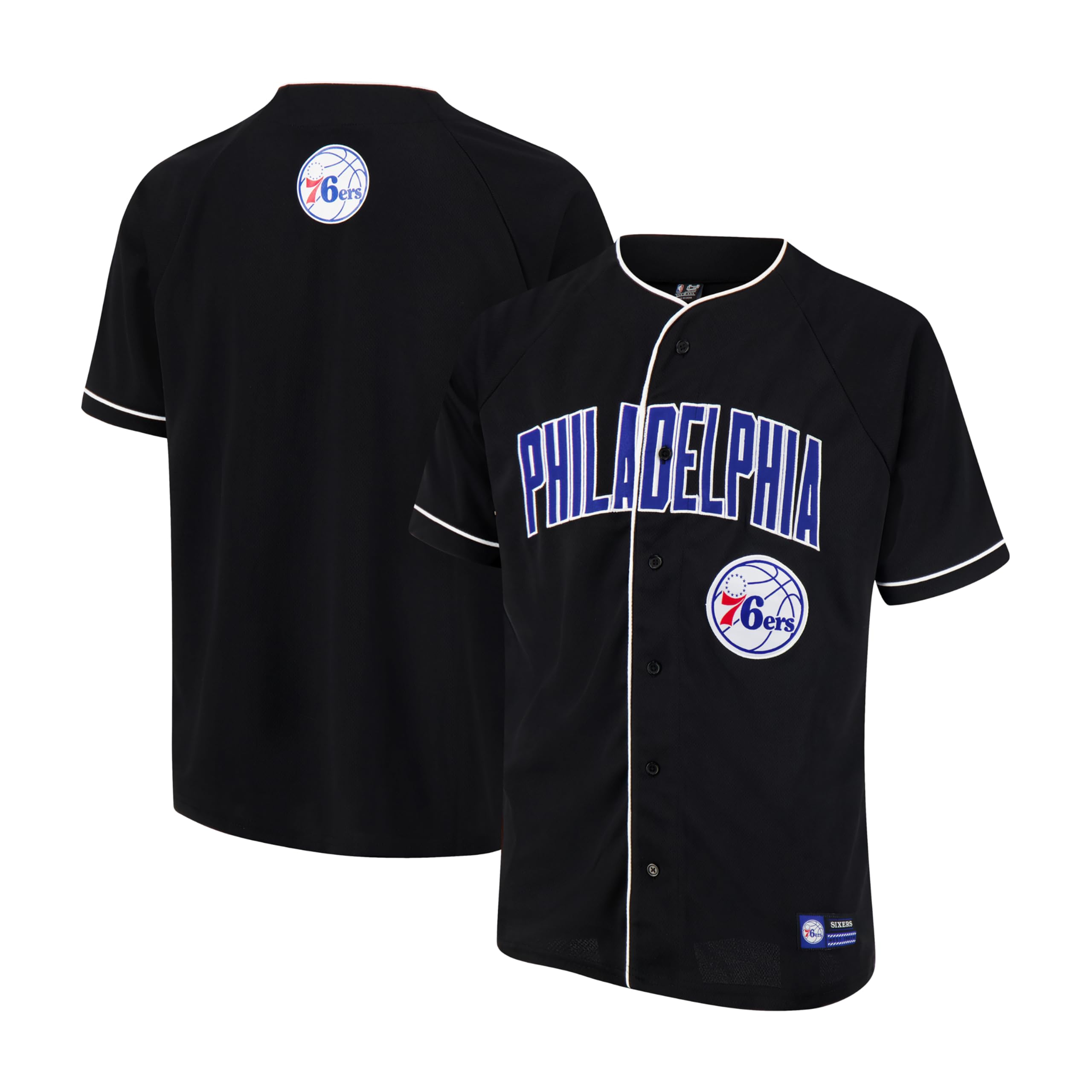 Ultra Game Men’s NBA Official Super Soft Button Down Jersey Baseball Shirt