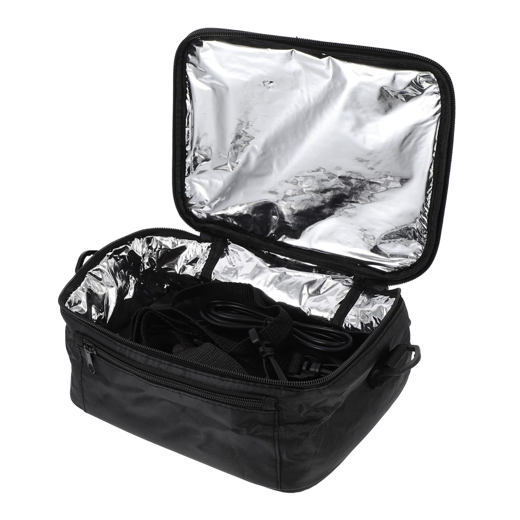 Cabilock Bolsa Térmica para Comida para Coche 12v Aislamiento y Mantenimiento de Temperatura, Material Oxford y Abs, Adecuado para Oficina y Camping