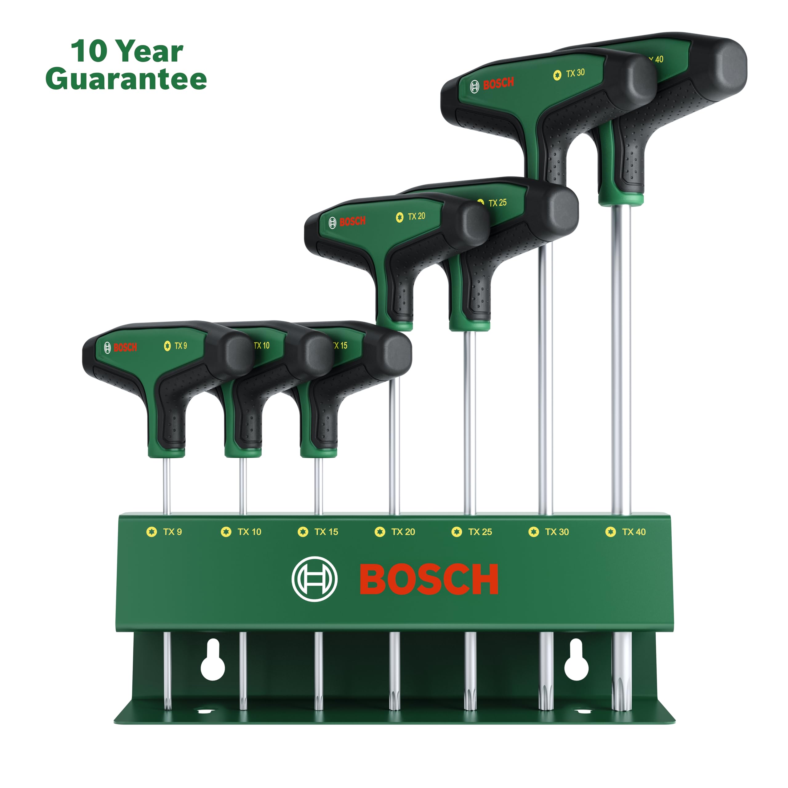 Bosch Set di cacciaviti Torx con impugnatura a T, 7 pezzi (accessorio per utensili manuali)