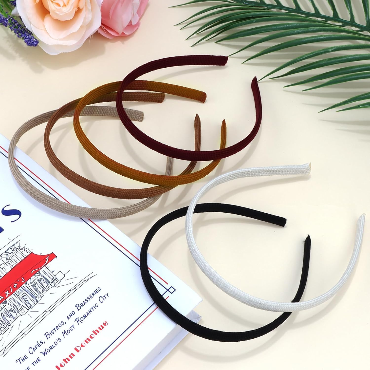 Cerchietto Capelli Donna, 6pcs Antiscivolo Cerchietto per Capelli, Cerchietti Semplici Fasce per Capelli, Cerchietto Moda Donna, Fasce per Capelli Vintage, per Donne e Ragazze