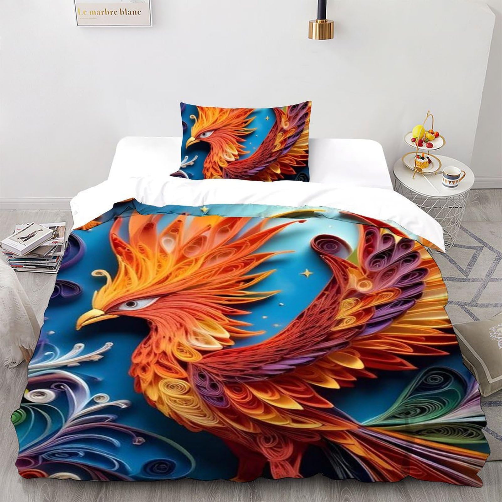 Housse de couette single animaux fantastiques pour transformer la chambre garçon en espace de jeu