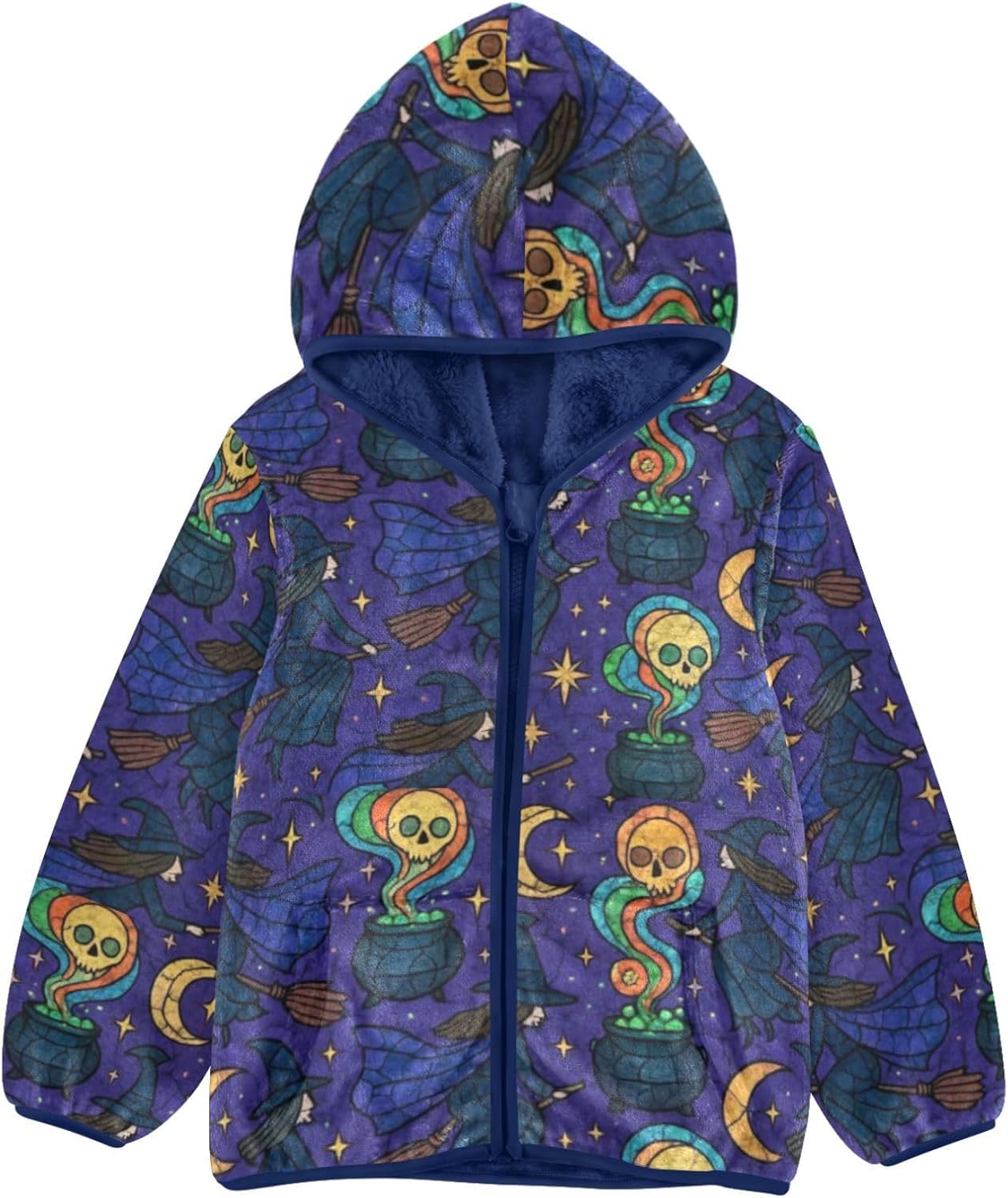 Witches and Cauldrons Fleece Jacket Toddler Boy Outerwear Jackets Baby Boys Clothes 3T
