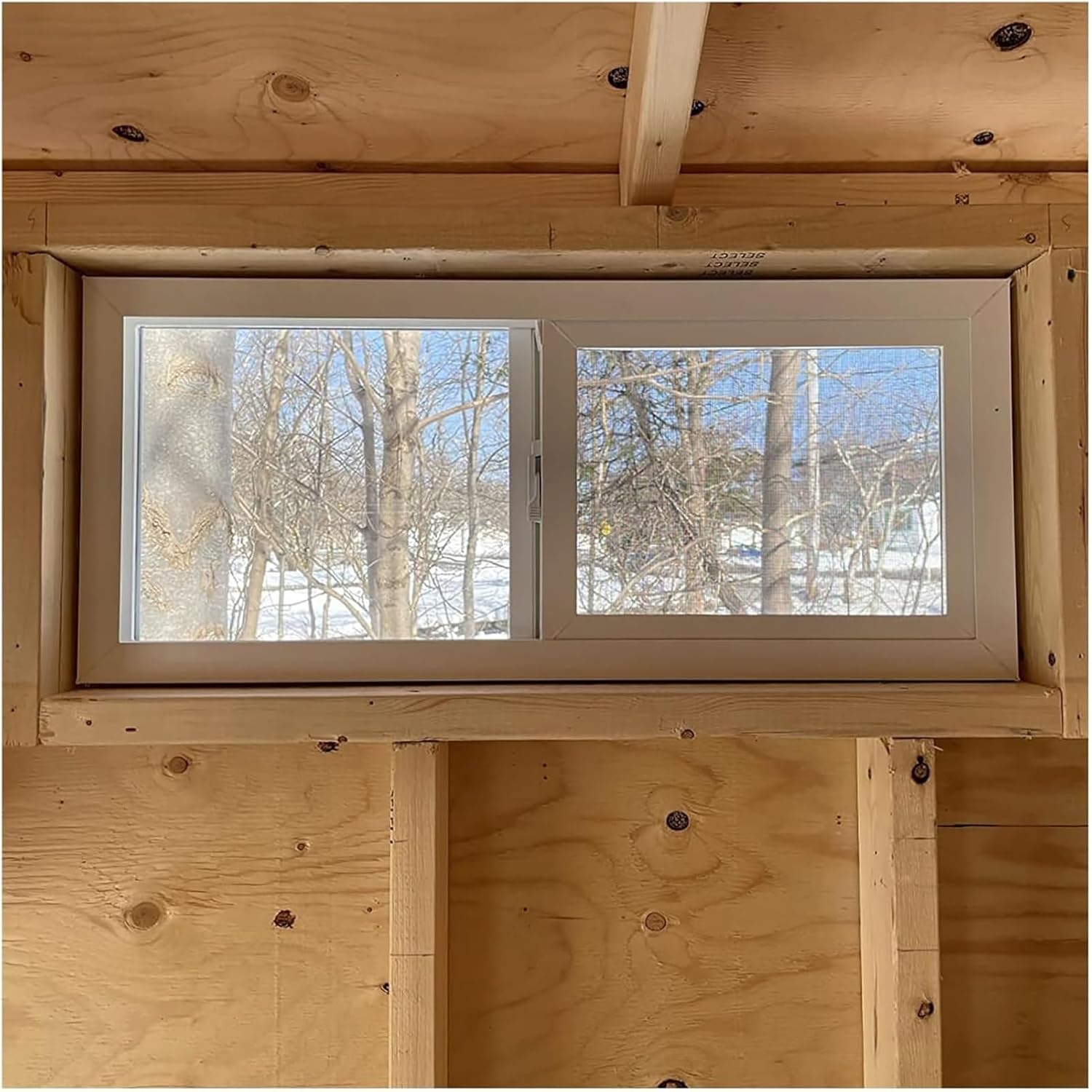 Aluminum Sliding Windows with Screen and Tempered Glass for Ventilation - Perfect for Sheds, Chicken Coops, and Bathrooms - Enhances Small Restroom Makeovers